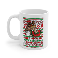 Kath & Kim Christmas Pattern 😈🎄 – Coffee Mug