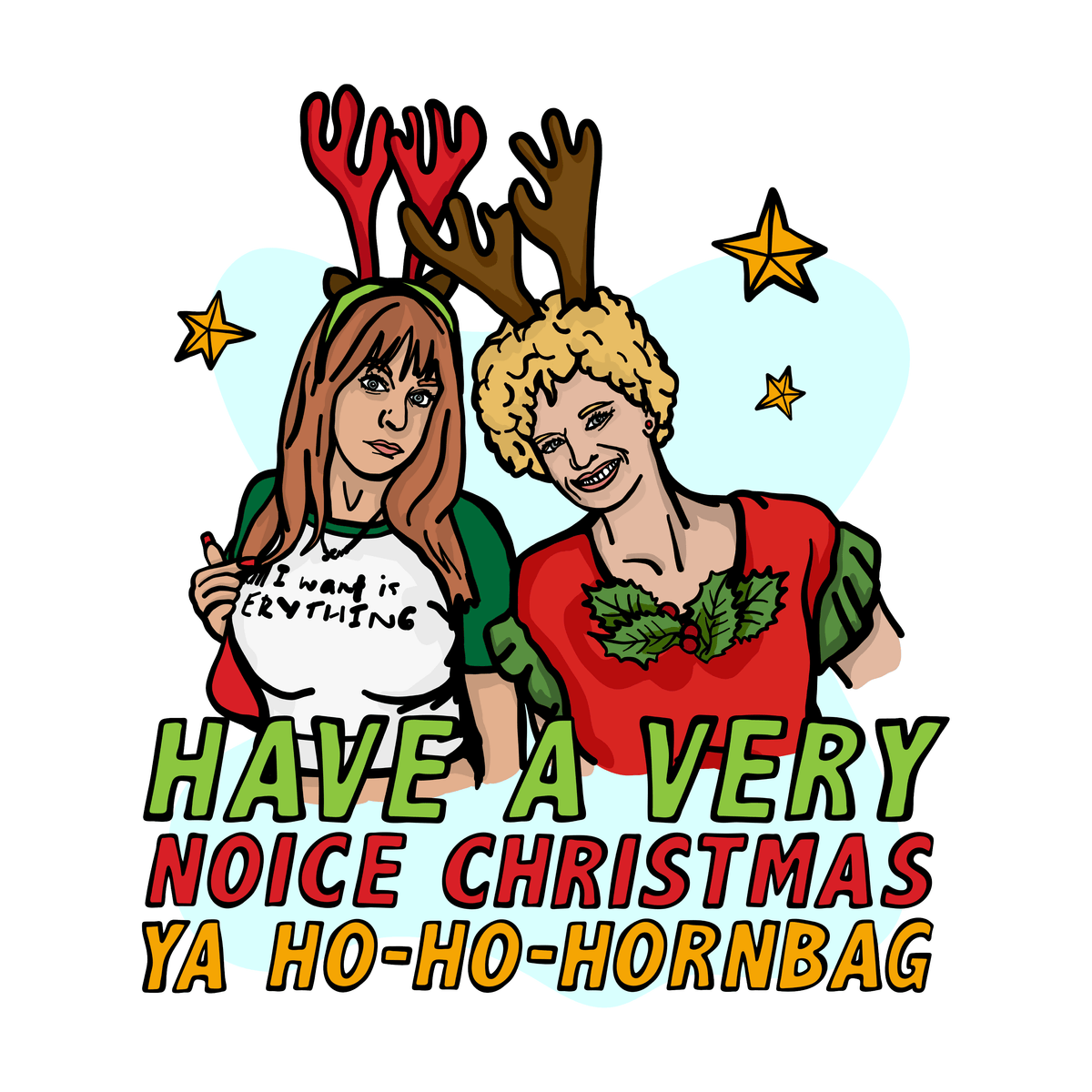 Kath & Kim Christmas 😈🎄 - Women's T Shirt