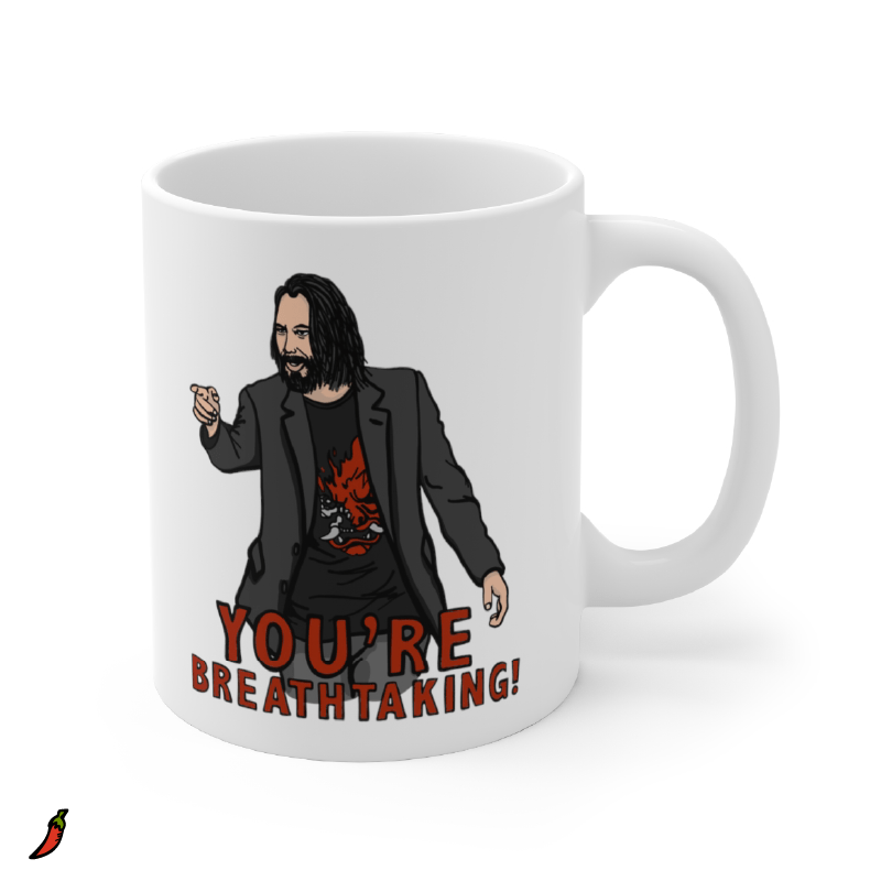 Keanu Breathtaking 👈 - Coffee Mug