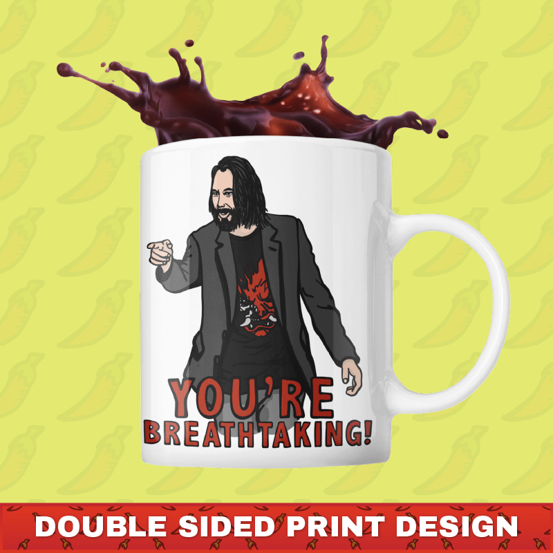 Keanu Breathtaking 👈 - Coffee Mug