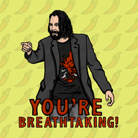 Keanu Breathtaking 👈 - Men's T Shirt