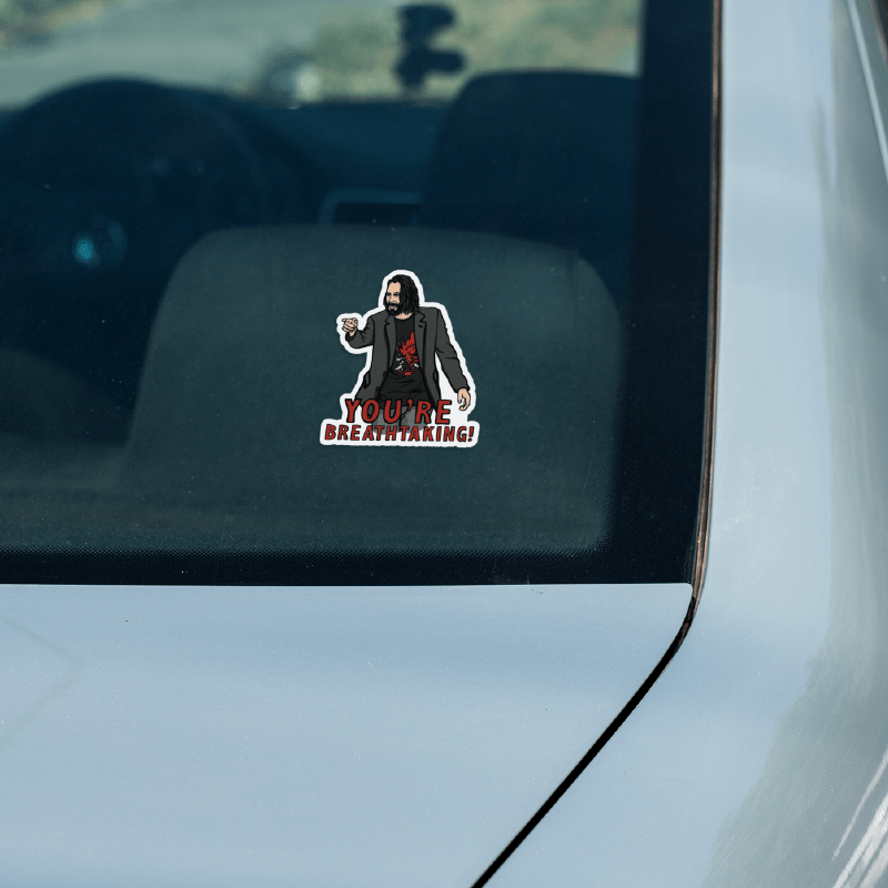 Keanu Breathtaking 👈 - Sticker