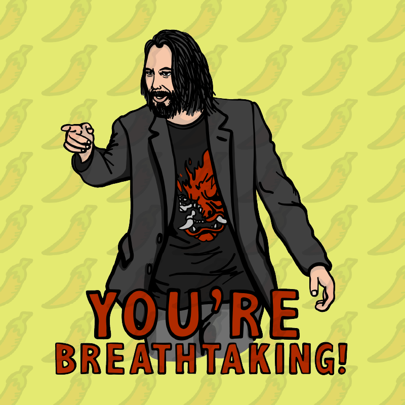 Keanu Breathtaking 👈 - Women's T Shirt