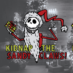 Kidnap the Sandy Claws 💀🎅 – Stubby Holder