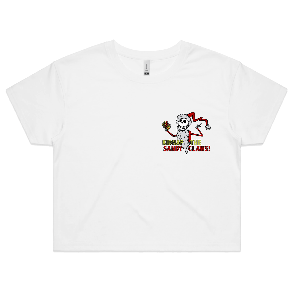 Kidnap the Sandy Claws 💀🎅 – Women's Crop Top