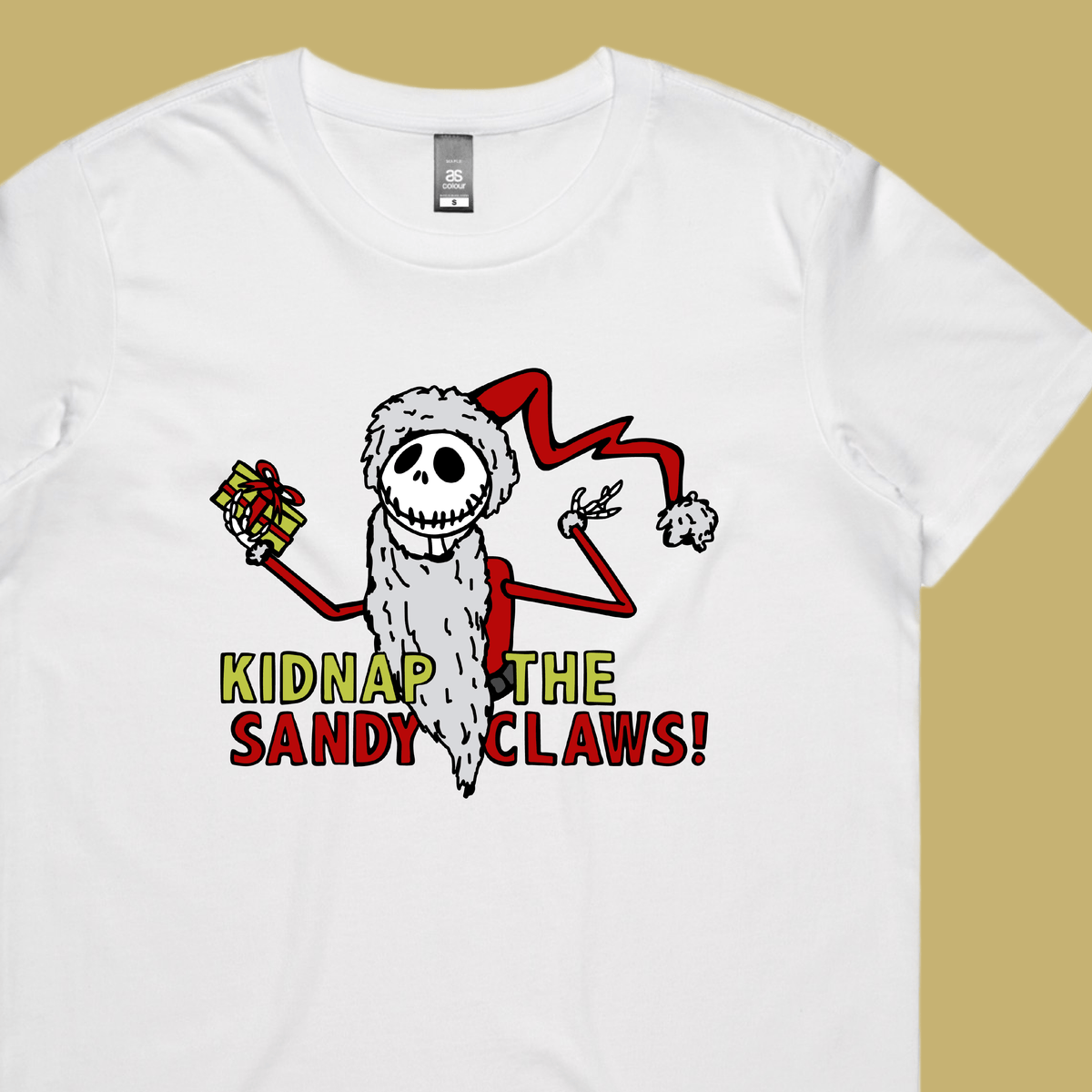 Kidnap the Sandy Claws 💀🎅 – Women's T Shirt