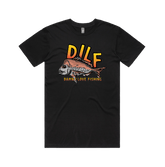Large Front Design / Black / S D.I.L.F 🐟 - Men's T Shirt