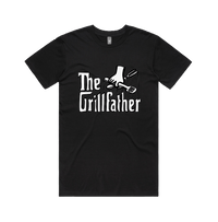 Large Front Design / Black / S The Grillfather 🥩 - Men's T Shirt