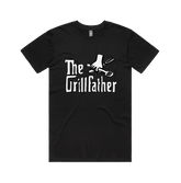 Large Front Design / Black / S The Grillfather 🥩 - Men's T Shirt
