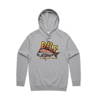 Large Front Design / Grey / S D.I.L.F 🐟 - Unisex Hoodie