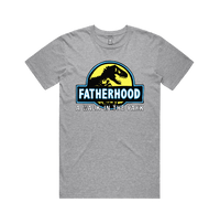 Large Front Design / Grey / S Jurassic Dad 🦖 - Men's T Shirt