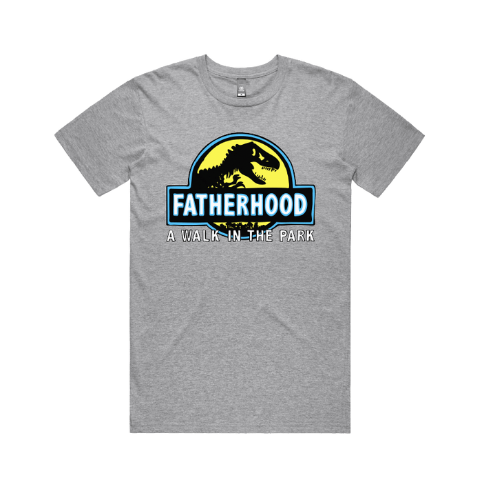 Large Front Design / Grey / S Jurassic Dad 🦖 - Men's T Shirt