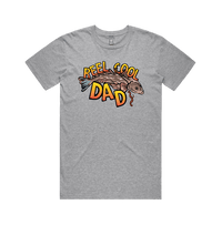 Large Front Design / Grey / S Reel Cool Dad 🎣 - Men's T Shirt
