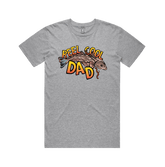 Large Front Design / Grey / S Reel Cool Dad 🎣 - Men's T Shirt