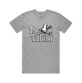 Large Front Design / Grey / S The Grillfather 🥩 - Men's T Shirt