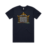 Large Front Design / Navy / S Bank of Dad 💰 - Men's T Shirt