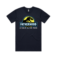 Large Front Design / Navy / S Jurassic Dad 🦖 - Men's T Shirt