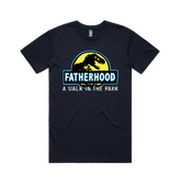 Large Front Design / Navy / S Jurassic Dad 🦖 - Men's T Shirt