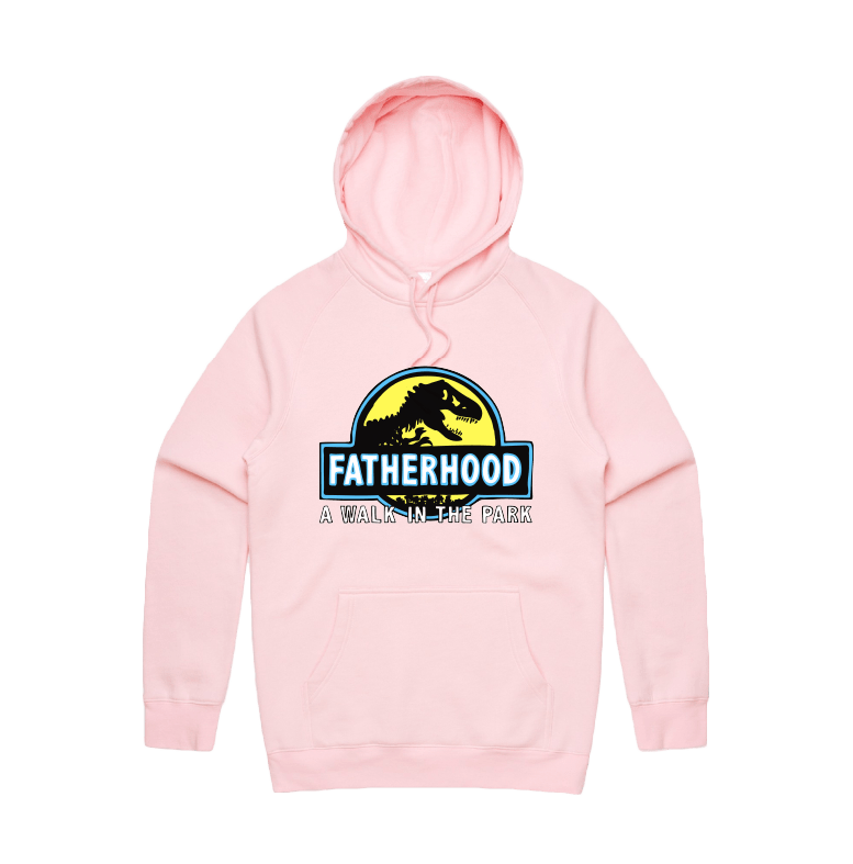 Large Front Design / Pink / S Jurassic Dad 🦖 - Unisex Hoodie
