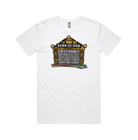 Large Front Design / White / S Bank of Dad 💰 - Men's T Shirt