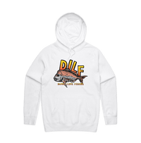 Large Front Design / White / S D.I.L.F 🐟 - Unisex Hoodie