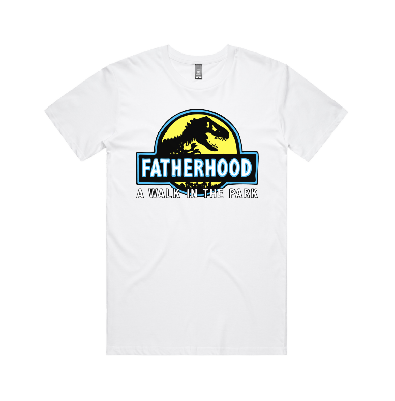 Large Front Design / White / S Jurassic Dad 🦖 - Men's T Shirt