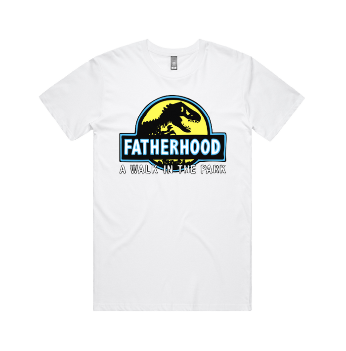 Large Front Design / White / S Jurassic Dad 🦖 - Men's T Shirt