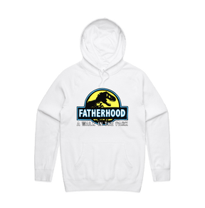 Large Front Design / White / S Jurassic Dad 🦖 - Unisex Hoodie