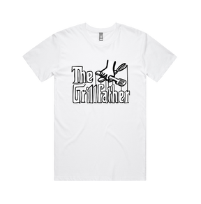 Large Front Design / White / S The Grillfather 🥩 - Men's T Shirt