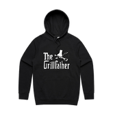 Large Front Print / Black / S The Grillfather 🥩 - Unisex Hoodie