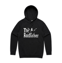 Large Front Print / Black / S The Rodfather 🎣 - Unisex Hoodie