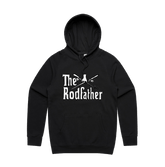 Large Front Print / Black / S The Rodfather 🎣 - Unisex Hoodie