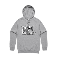 Large Front Print / Grey / S The Rodfather 🎣 - Unisex Hoodie