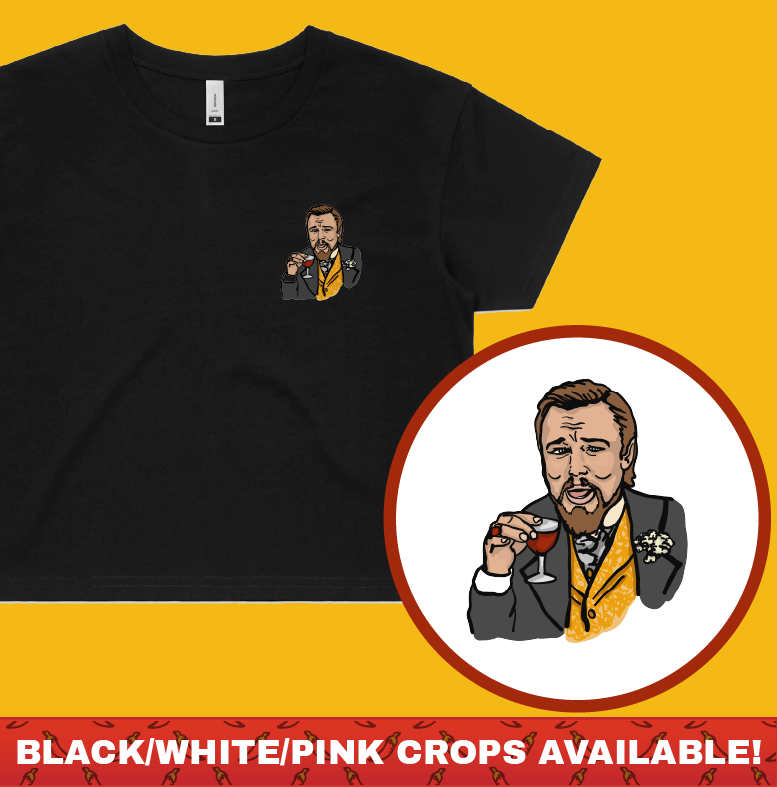 LAUGHING LEO 🍷 - Women's Crop Top