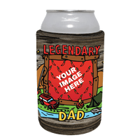 Legendary Dad (Outdoors) 🏕 - Customisable Stubby Holder