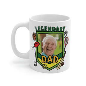 Legendary Dad (Sports) 🏉 - Customisable Coffee Mug
