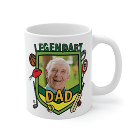 Legendary Dad (Sports) 🏉 - Customisable Coffee Mug