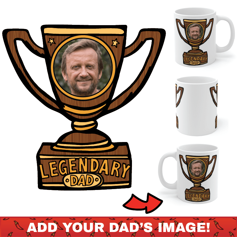 Legendary Dad (Trophy) 🏆 - Customisable Coffee Mug