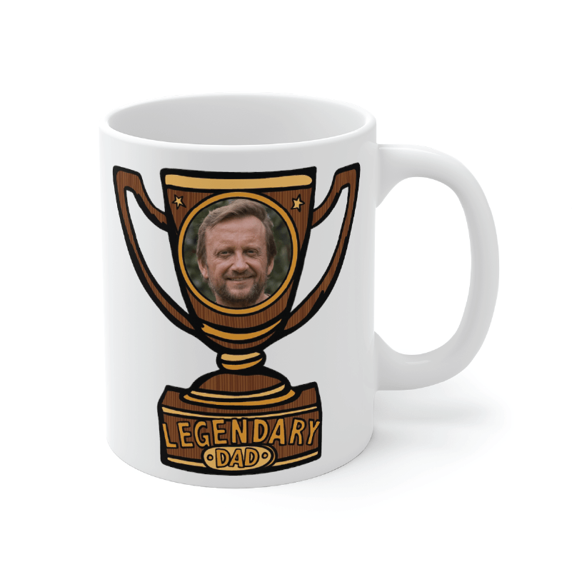 Legendary Dad (Trophy) 🏆 - Customisable Coffee Mug