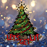 Let’s Get Lit 🎄💡 –  Stubby Holder