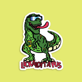 Lickalottapus 🦖👅- Sticker