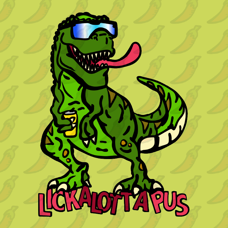 LICKALOTTAPUS 🦖👅- Stubby Holder