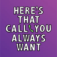 Long lost call 🧭☎️ - Personalised Stubby Holder