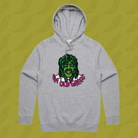 M / Grey / Large Front Print Old Gregg 🧟‍♂️🛶 - Unisex Hoodie