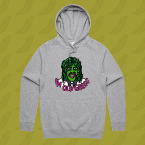 M / Grey / Large Front Print Old Gregg 🧟‍♂️🛶 - Unisex Hoodie