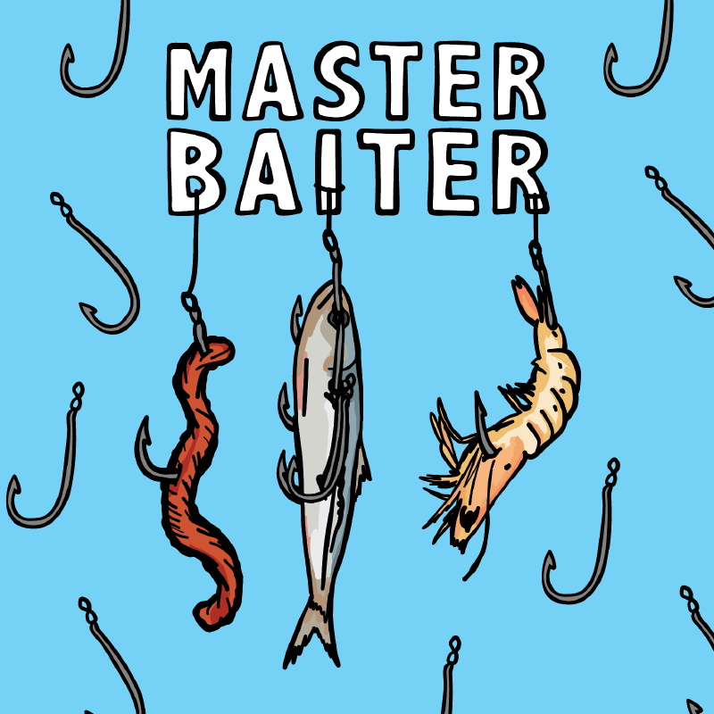 Master Baiter 🎣 - Longneck Stubby Holder