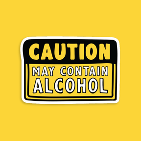 May Contain Alcohol 🍺 - Sticker