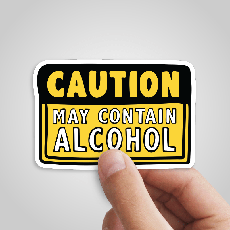 May Contain Alcohol 🍺 - Sticker