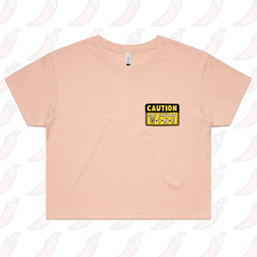 May Contain Wine 🍷 – Women's Crop Top