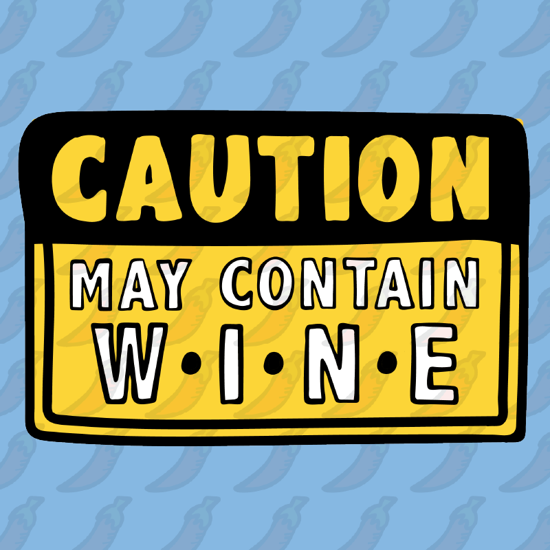 May Contain Wine 🍷 – Women's Crop Top